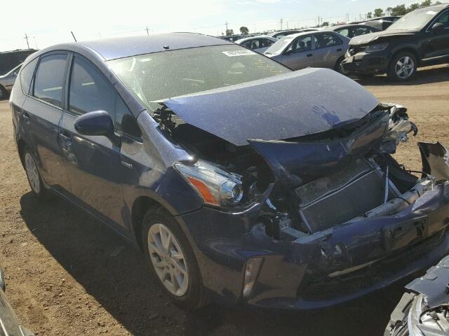 JTDZN3EU4D3259164 - 2013 TOYOTA PRIUS V BLUE photo 1