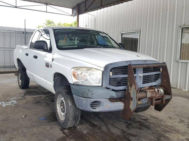 3D7KS28A08G216455 - 2008 DODGE RAM 2500 S WHITE photo 1