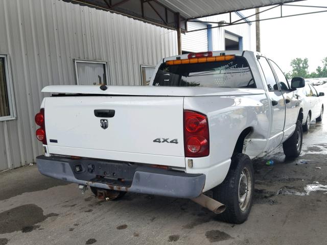 3D7KS28A08G216455 - 2008 DODGE RAM 2500 S WHITE photo 4