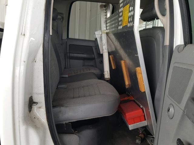 3D7KS28A08G216455 - 2008 DODGE RAM 2500 S WHITE photo 6