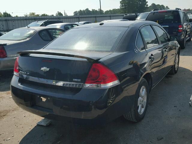 2G1WT58K481248457 - 2008 CHEVROLET IMPALA BLACK photo 4