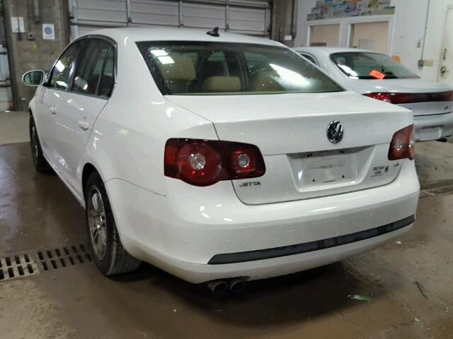 3VWRM71KX9M067880 - 2009 VOLKSWAGEN JETTA SE WHITE photo 3