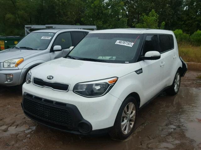 KNDJP3A59E7700075 - 2014 KIA SOUL + WHITE photo 2