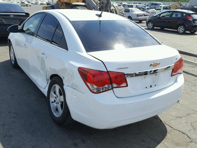 1G1PC5SB6E7385038 - 2014 CHEVROLET CRUZE LT WHITE photo 3