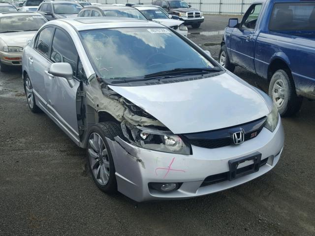 2HGFA55549H701949 - 2009 HONDA CIVIC SI SILVER photo 1