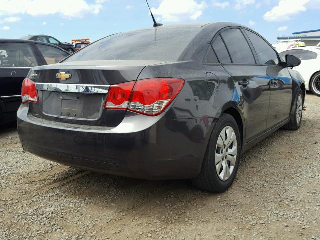 1G1PA5SG4E7352542 - 2014 CHEVROLET CRUZE LS BLACK photo 4