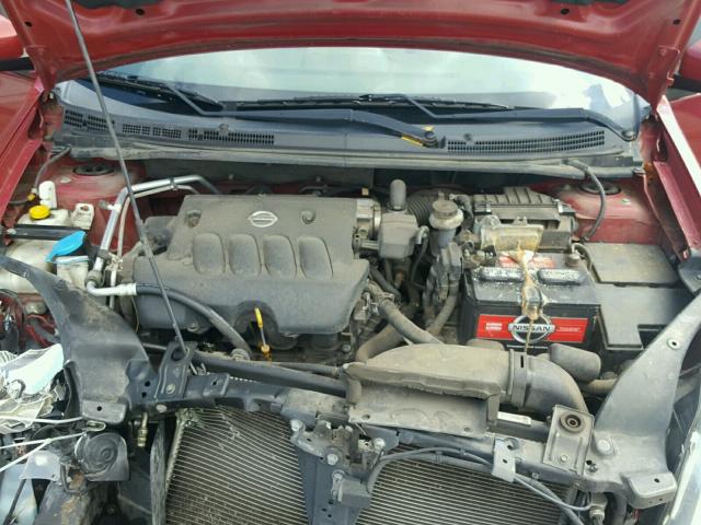 3N1AB61E98L620620 - 2008 NISSAN SENTRA 2.0 RED photo 7