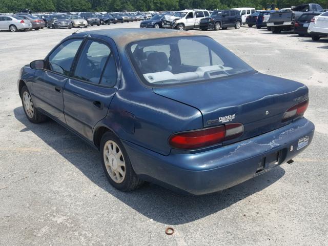 1Y1SK5365RZ083137 - 1994 GEO PRIZM BASE 蓝色 照片 3