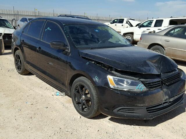 3VW2K7AJ2CM392934 - 2012 VOLKSWAGEN JETTA BLACK photo 1