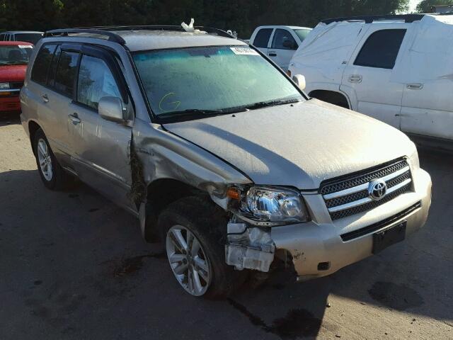 JTEDW21A260014117 - 2006 TOYOTA HIGHLANDER BEIGE photo 1