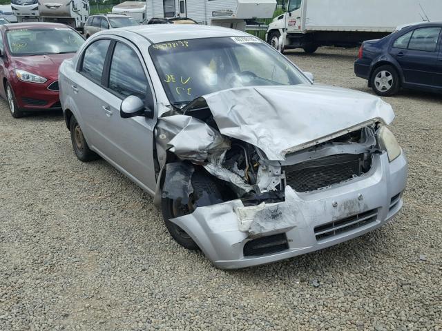 KL1TD56627B114288 - 2007 CHEVROLET AVEO BASE Күміс фото 1