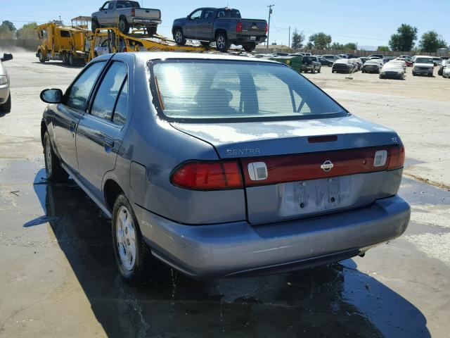 1N4AB41D7WC712591 - 1998 NISSAN SENTRA E BLUE photo 3