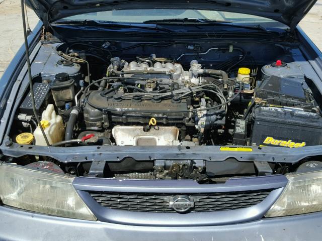 1N4AB41D7WC712591 - 1998 NISSAN SENTRA E BLUE photo 7