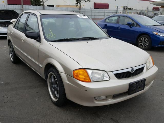 JM1BJ2223Y0288513 - 2000 MAZDA PROTEGE DX BEIGE photo 1