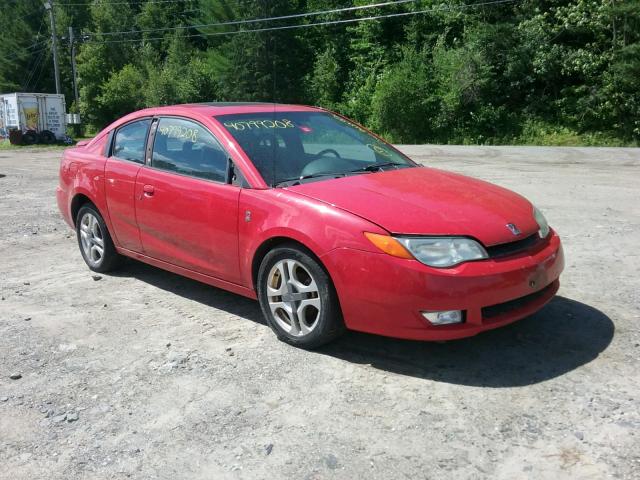 1G8AW12F24Z158281 - 2004 SATURN ION LEVEL RED photo 1