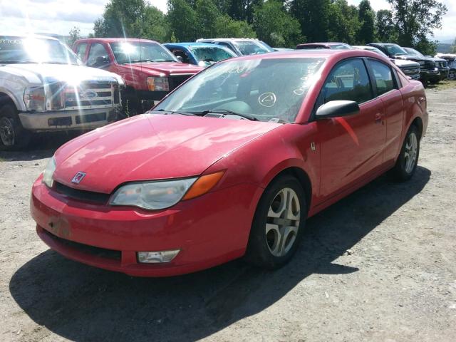 1G8AW12F24Z158281 - 2004 SATURN ION LEVEL RED photo 2