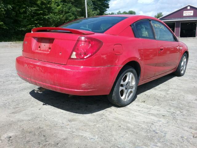 1G8AW12F24Z158281 - 2004 SATURN ION LEVEL RED photo 4