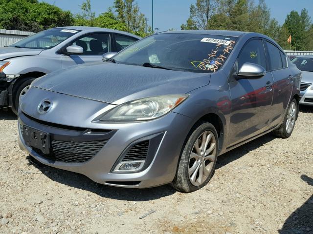 JM1BL1S53A1165938 - 2010 MAZDA 3 S GRAY photo 2