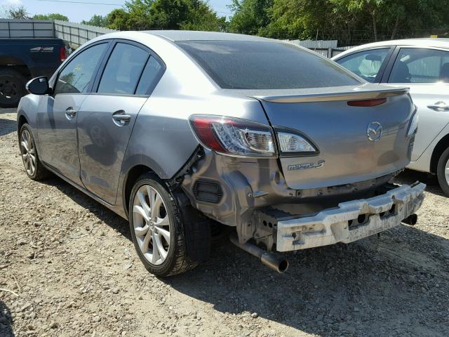 JM1BL1S53A1165938 - 2010 MAZDA 3 S GRAY photo 3