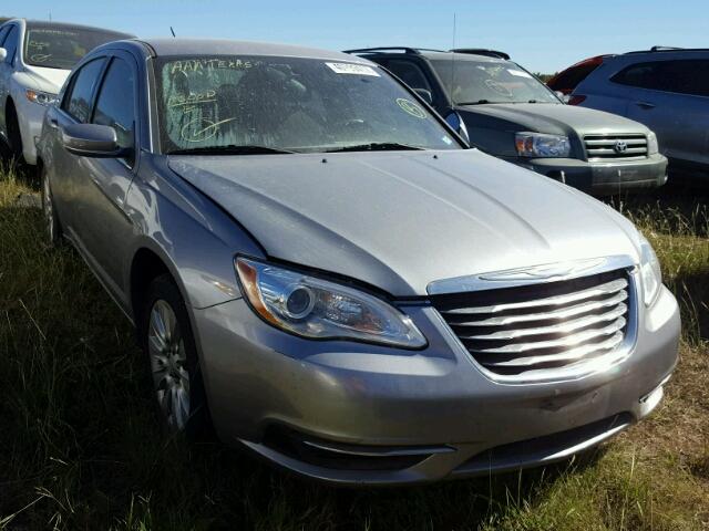 1C3CCBAG9EN158718 - 2014 CHRYSLER 200 LX SILVER photo 1