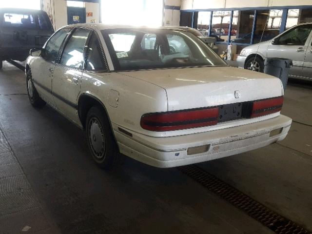 2G4WB54T8P1439897 - 1993 BUICK REGAL CUST WHITE photo 3