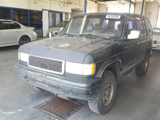 JACDH58V2R7923445 - 1994 ISUZU TROOPER S GREEN photo 2