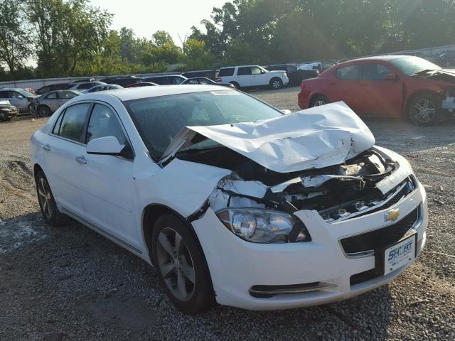 1G1ZC5EU3CF367945 - 2012 CHEVROLET MALIBU 1LT WHITE photo 1