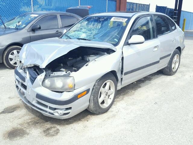 KMHDN56D75U155585 - 2005 HYUNDAI ELANTRA GL SILVER photo 2