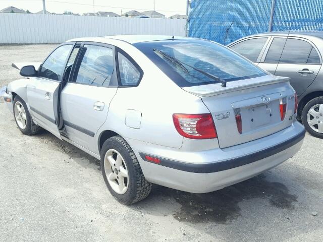 KMHDN56D75U155585 - 2005 HYUNDAI ELANTRA GL SILVER photo 3