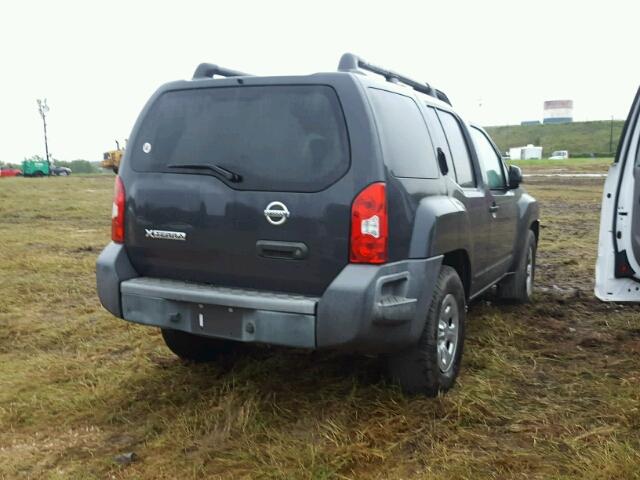 5N1AN08U58C507883 - 2008 NISSAN XTERRA GRAY photo 4