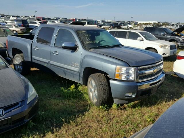 3GCPCSE00BG205021 - 2011 CHEVROLET SILVERADO BLUE photo 1