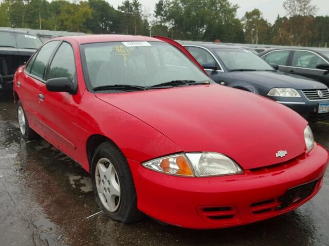 1G1JC524927273711 - 2002 CHEVROLET CAVALIER RED photo 1