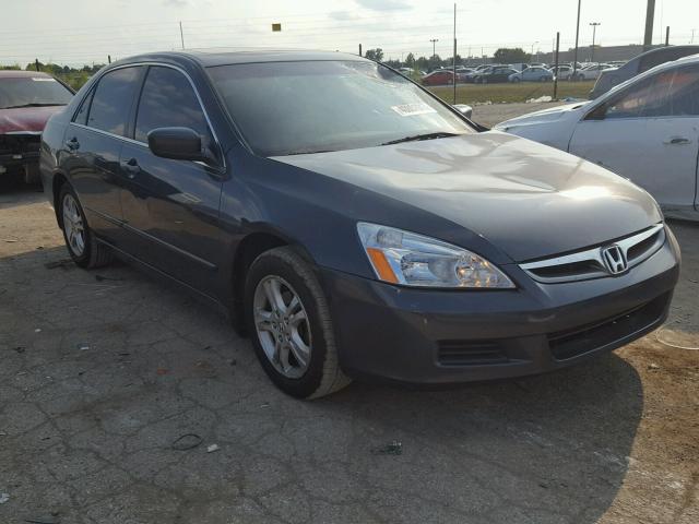 1HGCM56786A039250 - 2006 HONDA ACCORD GRAY photo 1