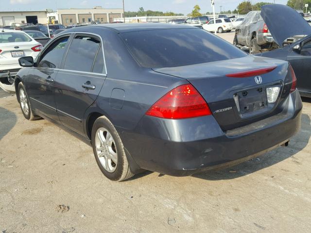 1HGCM56786A039250 - 2006 HONDA ACCORD GRAY photo 3