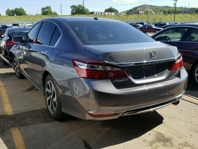 1HGCR2F9XHA251555 - 2017 HONDA ACCORD EXL GRAY photo 3