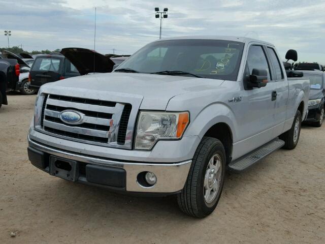 1FTRX12829FA83257 - 2009 FORD F150 SUPER SILVER photo 1