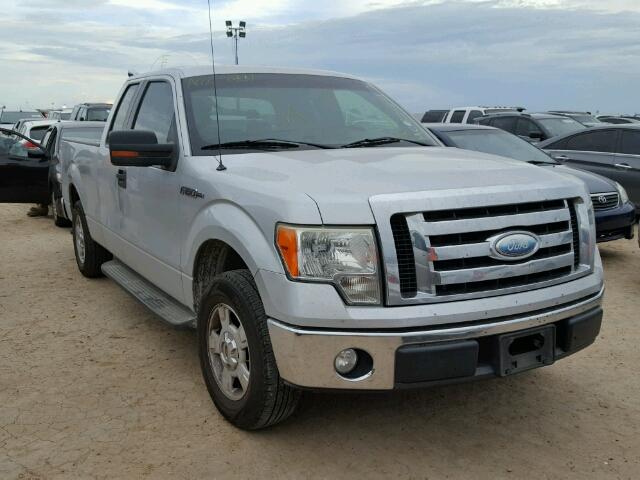 1FTRX12829FA83257 - 2009 FORD F150 SUPER SILVER photo 2