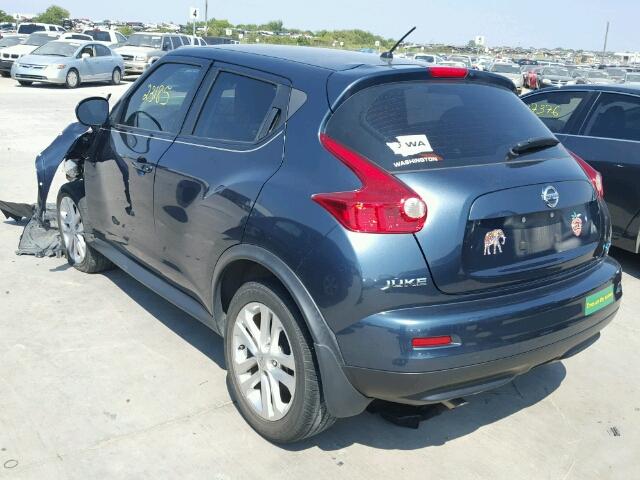 JN8AF5MR7ET351961 - 2014 NISSAN JUKE S CHARCOAL photo 3