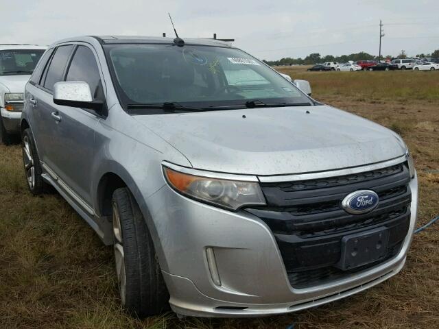 2FMDK3AK3BBA47050 - 2011 FORD EDGE SPORT SILVER photo 1