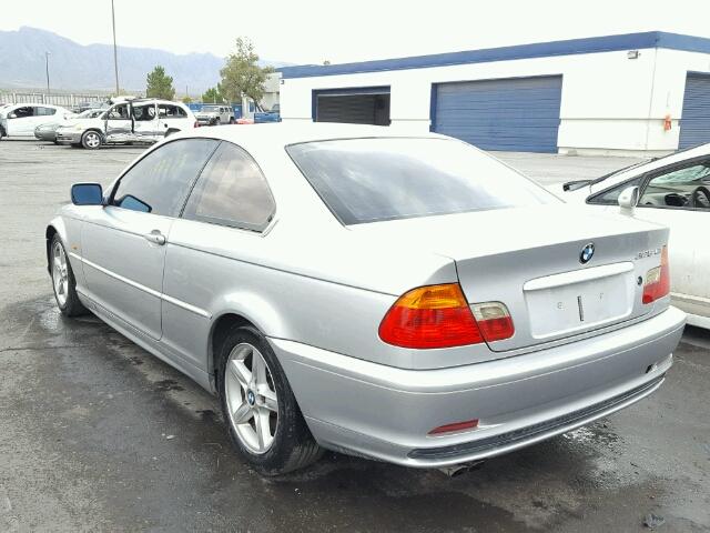 WBABN33402JW60706 - 2002 BMW 325 CI SILVER photo 3