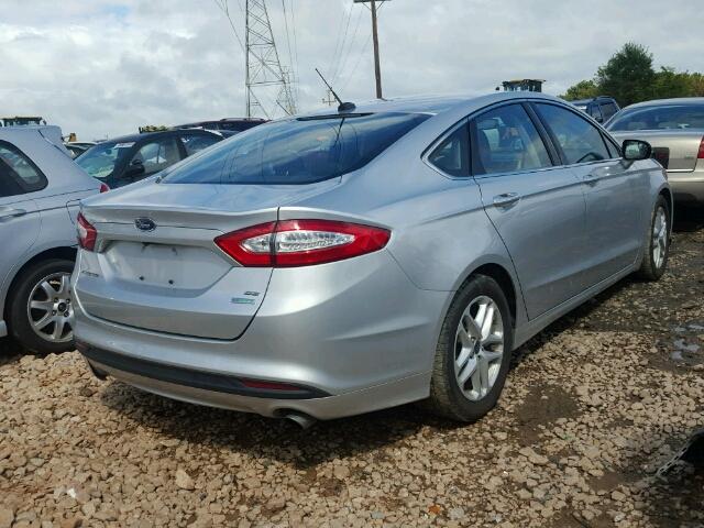 1FA6P0HD7G5119311 - 2016 FORD FUSION SE SILVER photo 4