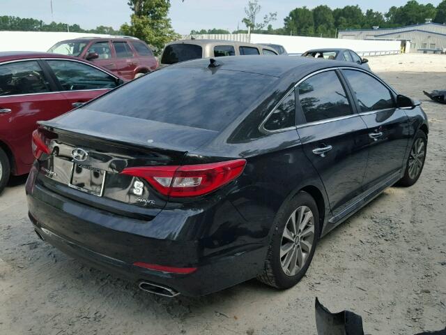 5NPE34AF6GH434069 - 2016 HYUNDAI SONATA SPO BLACK photo 4