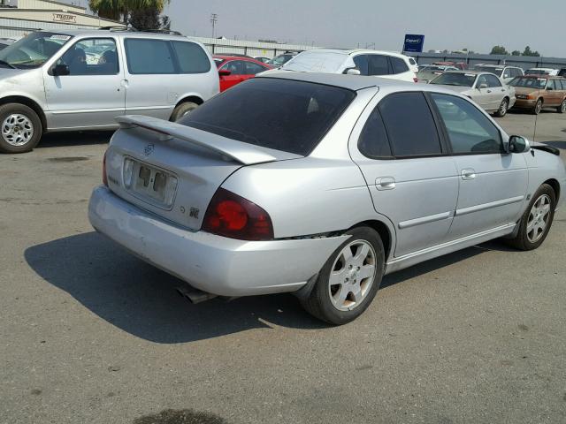 3N1AB51D55L509611 - 2005 NISSAN SENTRA SE- SILVER photo 4