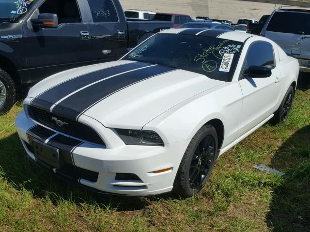 1ZVBP8AM1E5277803 - 2014 FORD MUSTANG WHITE photo 2