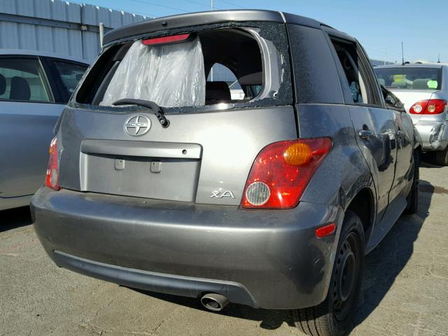 JTKKT624840075983 - 2004 TOYOTA SCION XA CHARCOAL photo 4