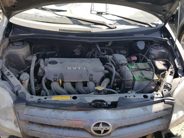 JTKKT624840075983 - 2004 TOYOTA SCION XA CHARCOAL photo 7