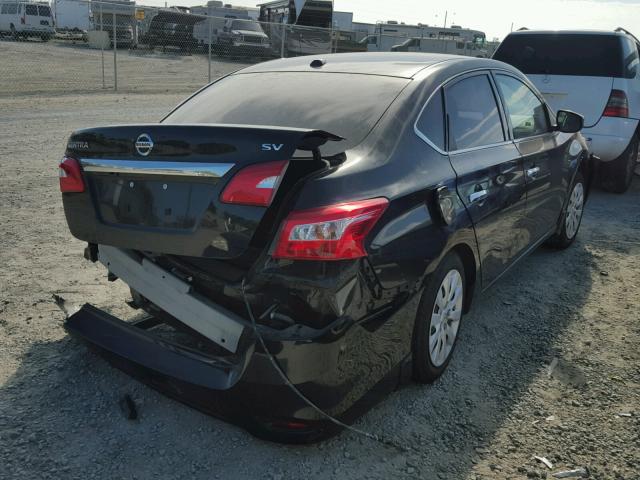 3N1AB7AP8HL661506 - 2017 NISSAN SENTRA S BLACK photo 5