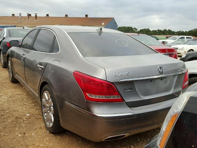 KMHGH4JH4CU044773 - 2012 HYUNDAI EQUUS SILVER photo 3