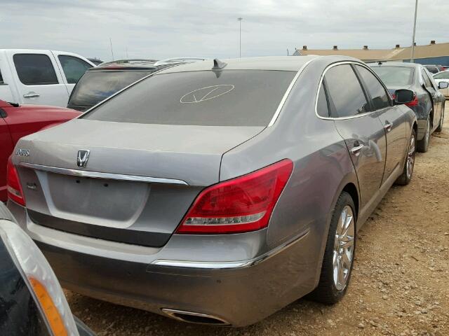 KMHGH4JH4CU044773 - 2012 HYUNDAI EQUUS SILVER photo 4