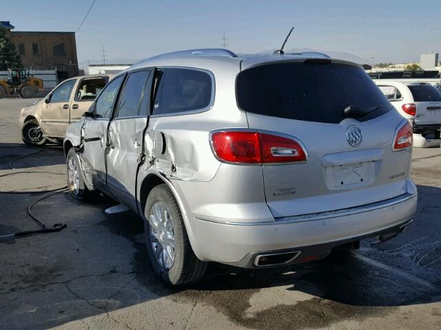 5GAKRBKD4FJ234138 - 2015 BUICK ENCLAVE SILVER photo 3